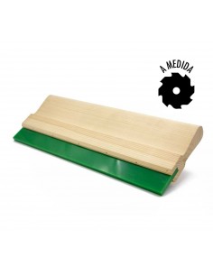 Racleta de madera con goma...